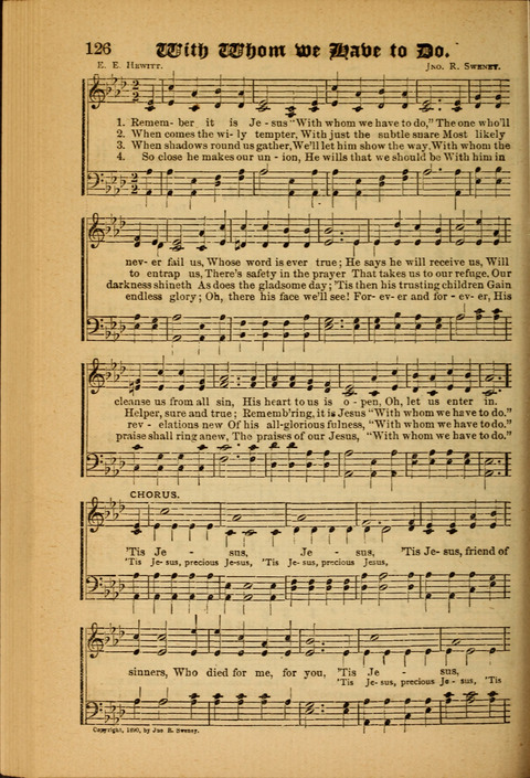 Sunlit Songs: for use in meetings for Christian worship or work page 126