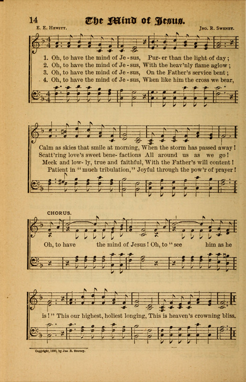 Sunlit Songs: for use in meetings for Christian worship or work page 14