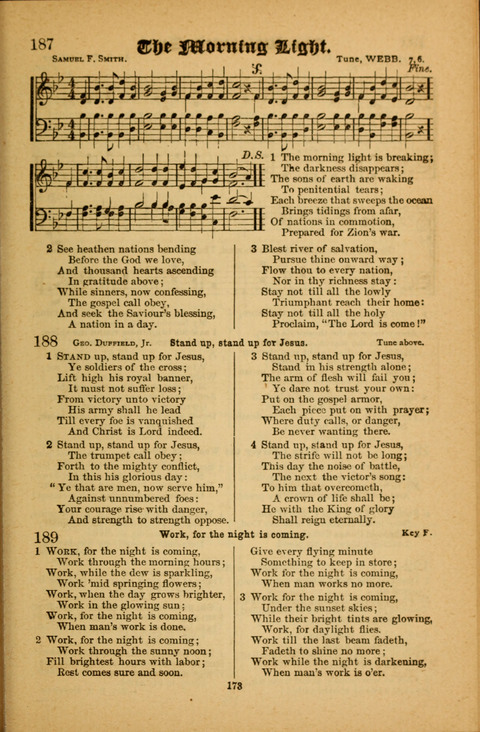 Sunlit Songs: for use in meetings for Christian worship or work page 173