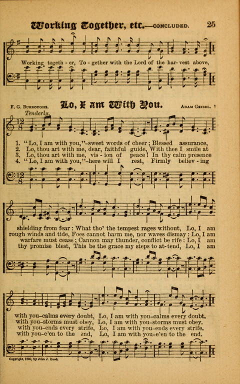 Sunlit Songs: for use in meetings for Christian worship or work page 25