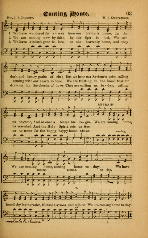 Sunlit Songs: for use in meetings for Christian worship or work page 63