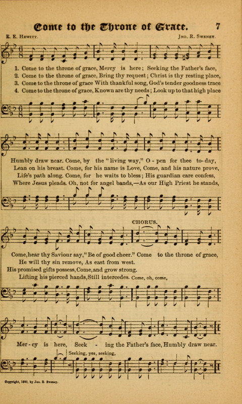 Sunlit Songs: for use in meetings for Christian worship or work page 7