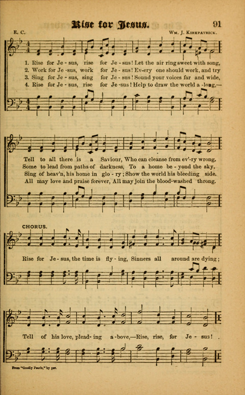 Sunlit Songs: for use in meetings for Christian worship or work page 91