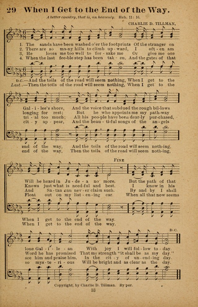 The Seed Sower: a collection of songs for Sunday schools and gospel meetings page 33