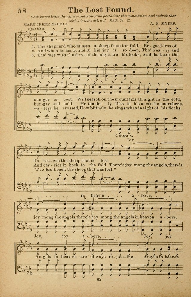 The Seed Sower: a collection of songs for Sunday schools and gospel meetings page 62
