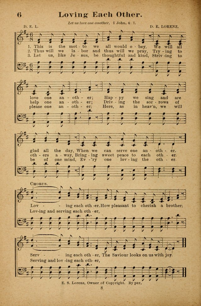 The Seed Sower: a collection of songs for Sunday schools and gospel meetings page 8