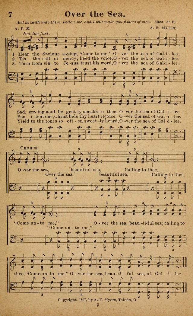 The Seed Sower: a collection of songs for Sunday schools and gospel meetings page 9