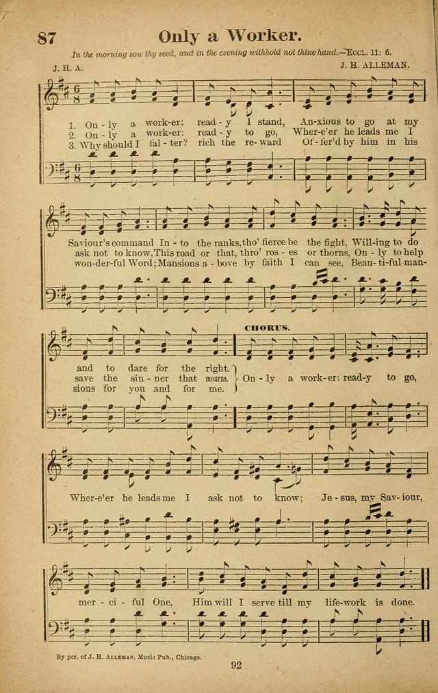 The Seed Sower: a collection of songs for Sunday schools and gospel meetings page 92