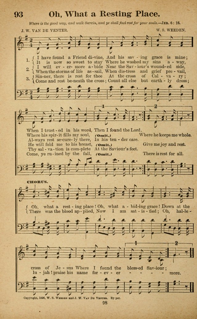The Seed Sower: a collection of songs for Sunday schools and gospel meetings page 98