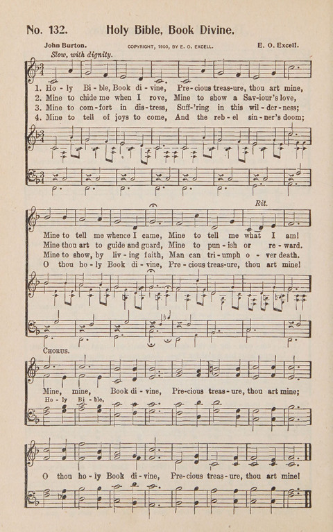 Service in Song: The cream of all the best songs, of all the best writers, together with Orders of Service for the Sunday School page 132