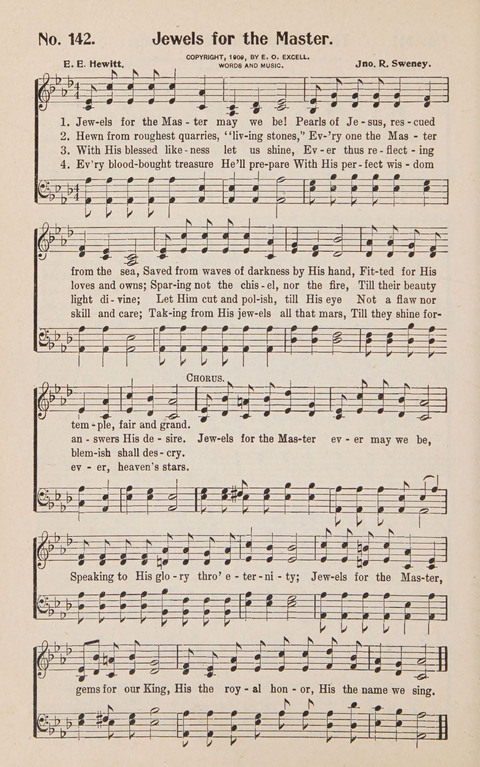 Service in Song: The cream of all the best songs, of all the best writers, together with Orders of Service for the Sunday School page 142