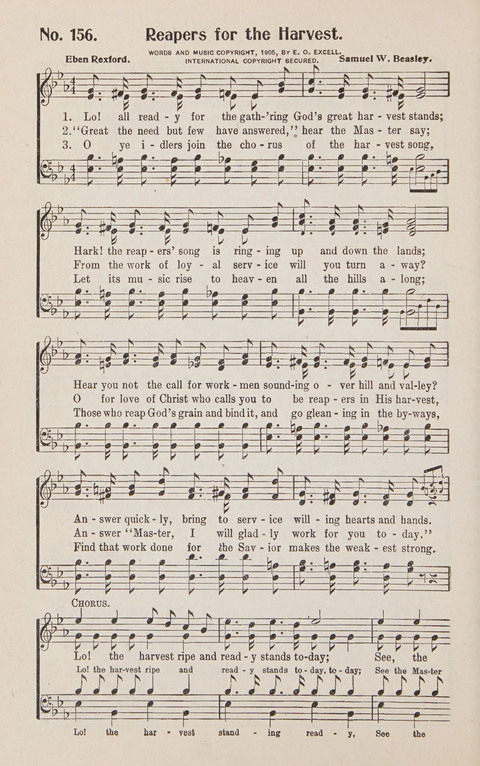 Service in Song: The cream of all the best songs, of all the best writers, together with Orders of Service for the Sunday School page 160