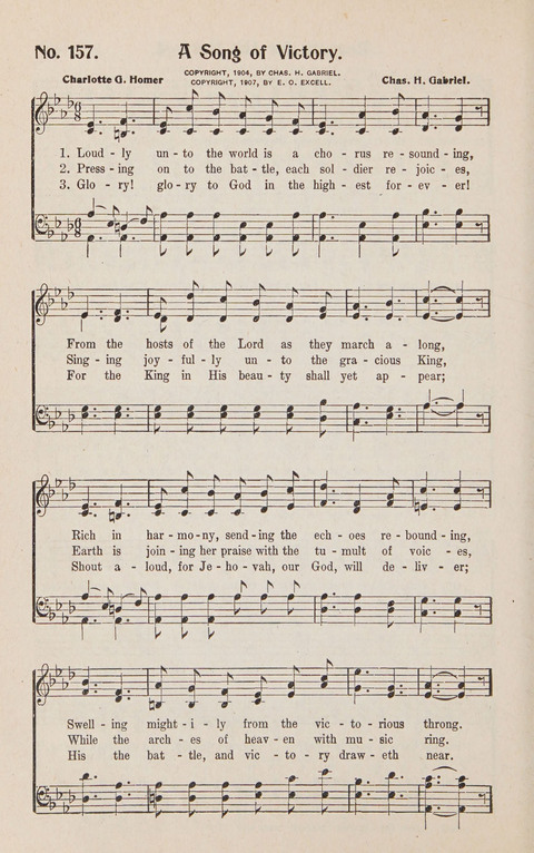 Service in Song: The cream of all the best songs, of all the best writers, together with Orders of Service for the Sunday School page 162