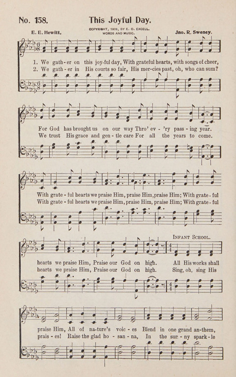 Service in Song: The cream of all the best songs, of all the best writers, together with Orders of Service for the Sunday School page 164