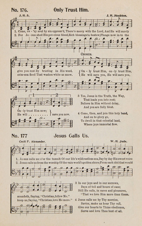 Service in Song: The cream of all the best songs, of all the best writers, together with Orders of Service for the Sunday School page 183