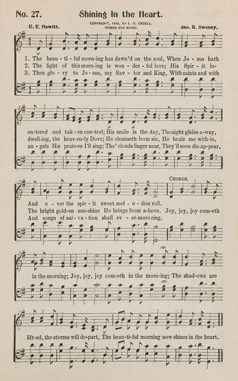 Service in Song: The cream of all the best songs, of all the best writers, together with Orders of Service for the Sunday School page 27
