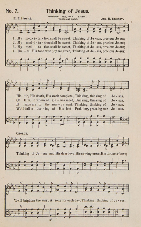 Service in Song: The cream of all the best songs, of all the best writers, together with Orders of Service for the Sunday School page 7