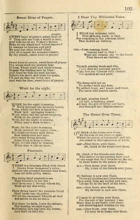 Spiritual Songs No. 2: for Gospel Meetings and the Sunday school page 105