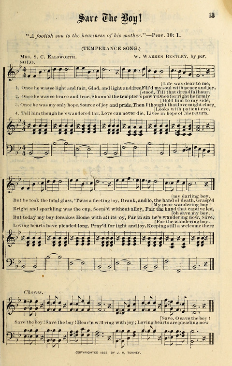 Spiritual Songs No. 2: for Gospel Meetings and the Sunday school page 13