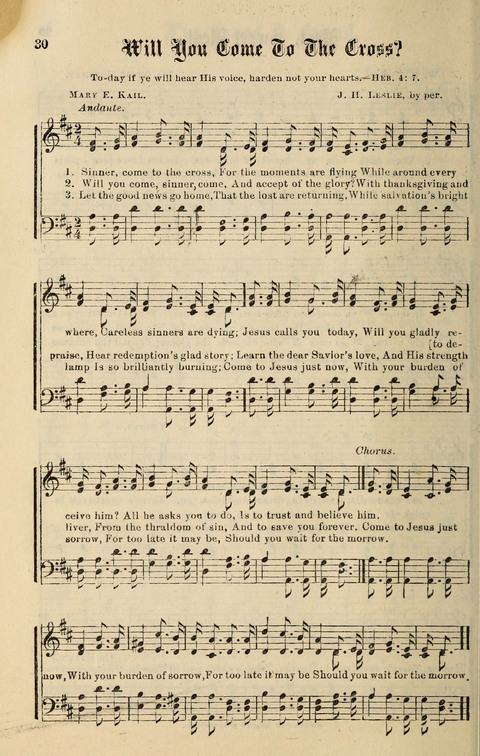 Spiritual Songs No. 2: for Gospel Meetings and the Sunday school page 30