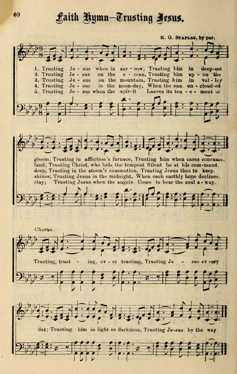 Spiritual Songs No. 2: for Gospel Meetings and the Sunday school page 40