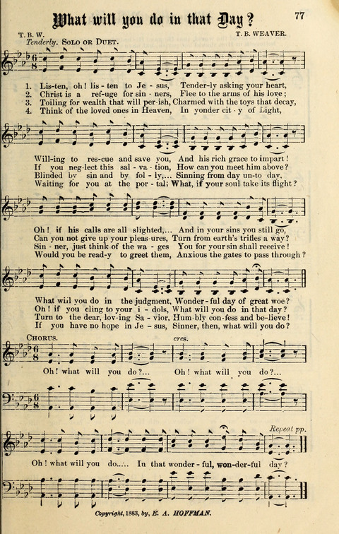 Spiritual Songs No. 2: for Gospel Meetings and the Sunday school page 77