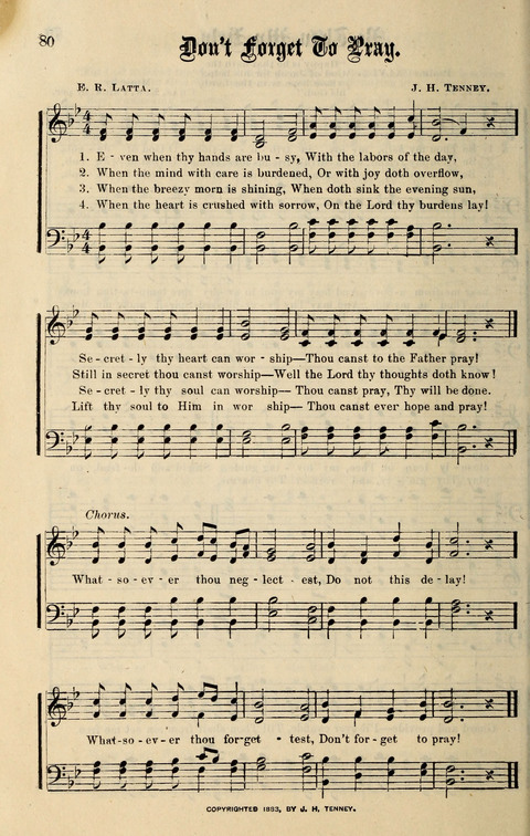 Spiritual Songs No. 2: for Gospel Meetings and the Sunday school page 80