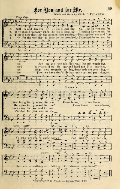 Spiritual Songs No. 2: for Gospel Meetings and the Sunday school page 89