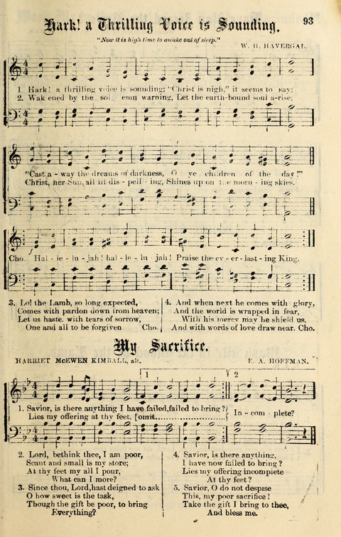 Spiritual Songs No. 2: for Gospel Meetings and the Sunday school page 93