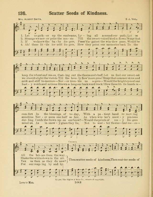 Select Songs No. 2: for the singing service in the prayer meeting; Sunday school; Christian Endeavor meetings page 102