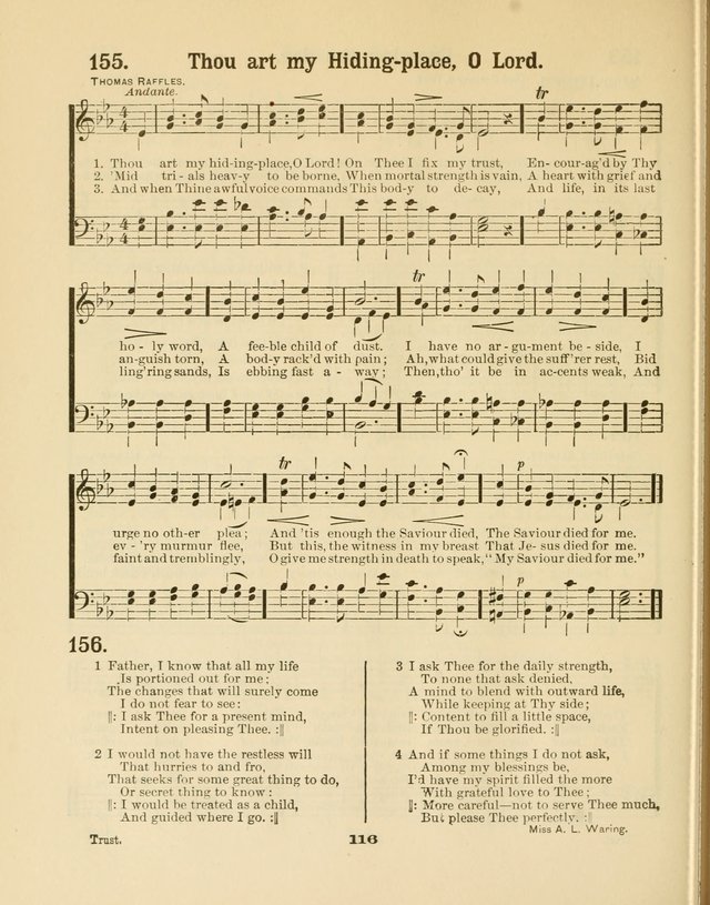 Select Songs No. 2: for the singing service in the prayer meeting; Sunday school; Christian Endeavor meetings page 116