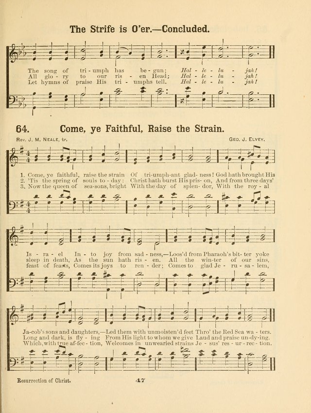 Select Songs No. 2: for the singing service in the prayer meeting; Sunday school; Christian Endeavor meetings page 47