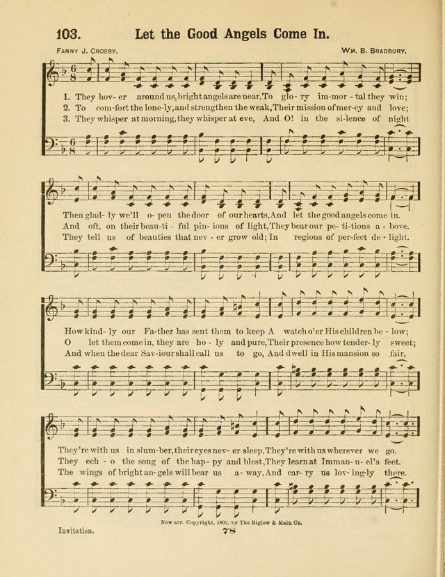 Select Songs No. 2: for the singing service in the prayer meeting; Sunday school; Christian Endeavor meetings page 78