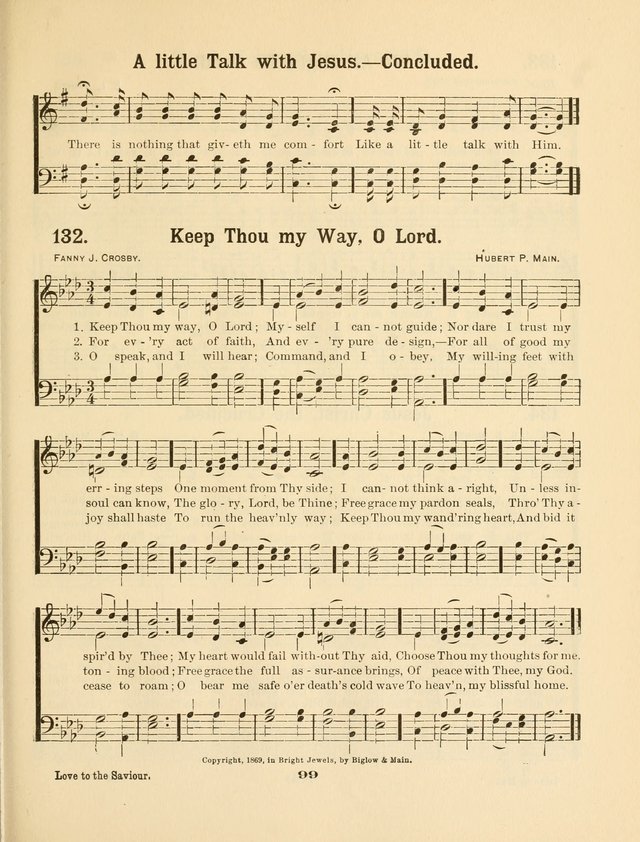 Select Songs No. 2: for the singing service in the prayer meeting; Sunday school; Christian Endeavor meetings page 99