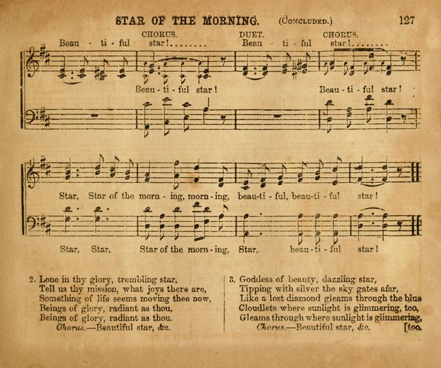 Sabbath School Bell No. 2: a superior collection of choice tunes, newly arranged and composed, and a large number of excellent hymns written expressly for this work, which are well adapted for...      page 127