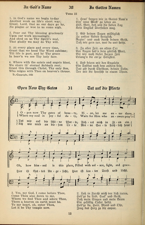 The Selah Song Book (Das Sela Gesangbuch) (2nd ed) page 10