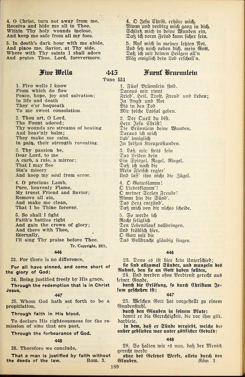 The Selah Song Book (Das Sela Gesangbuch) (2nd ed) page 187
