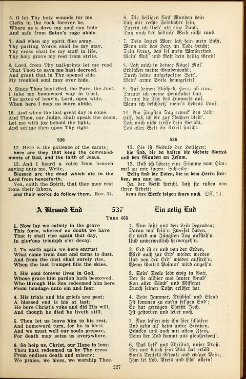 The Selah Song Book (Das Sela Gesangbuch) (2nd ed) page 225