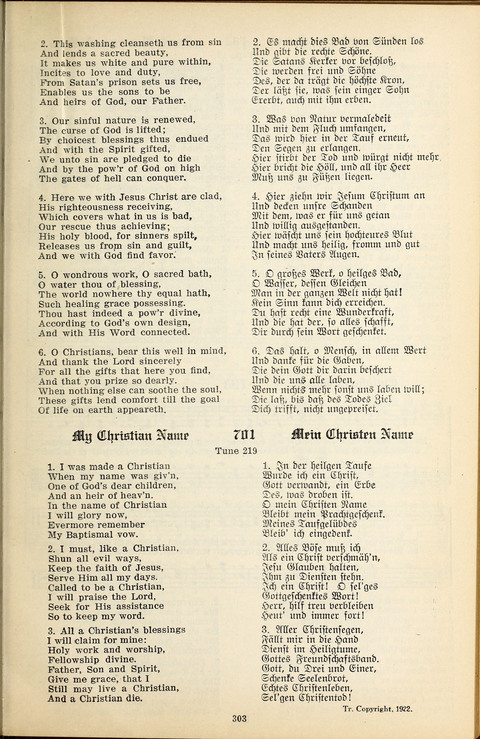 The Selah Song Book (Das Sela Gesangbuch) (2nd ed) page 301