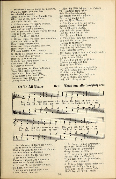 The Selah Song Book (Das Sela Gesangbuch) (2nd ed) page 373