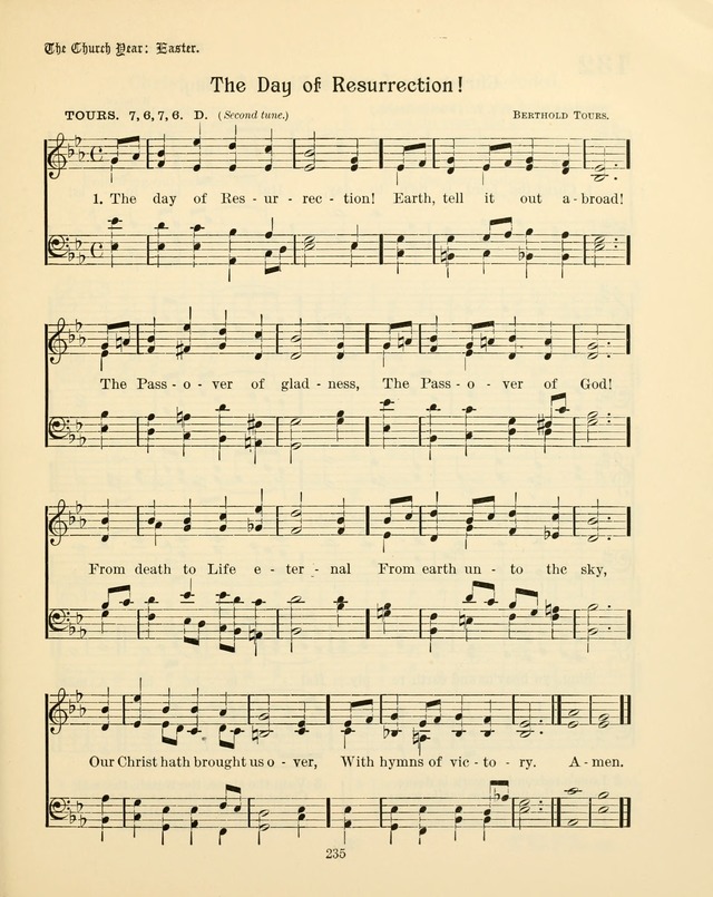 Sunday-School Book: with music: for the use of the Evangelical Lutheran congregations (Rev. and Enl.) page 237
