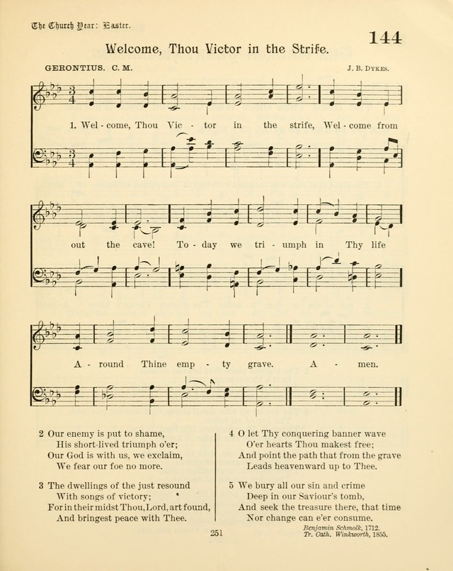 Sunday-School Book: with music: for the use of the Evangelical Lutheran congregations (Rev. and Enl.) page 253