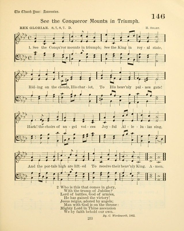 Sunday-School Book: with music: for the use of the Evangelical Lutheran congregations (Rev. and Enl.) page 255
