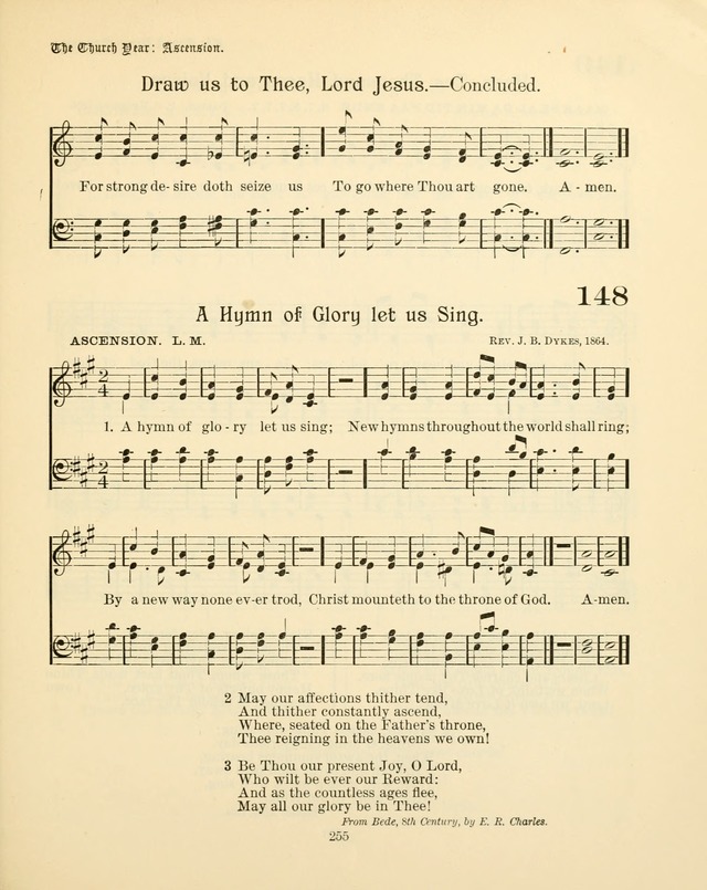 Sunday-School Book: with music: for the use of the Evangelical Lutheran congregations (Rev. and Enl.) page 257