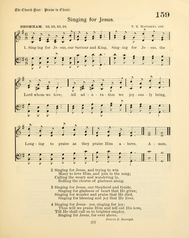 Sunday-School Book: with music: for the use of the Evangelical Lutheran congregations (Rev. and Enl.) page 269