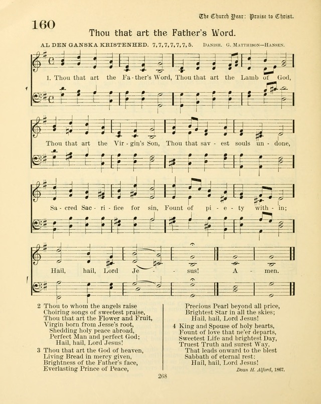 Sunday-School Book: with music: for the use of the Evangelical Lutheran congregations (Rev. and Enl.) page 270
