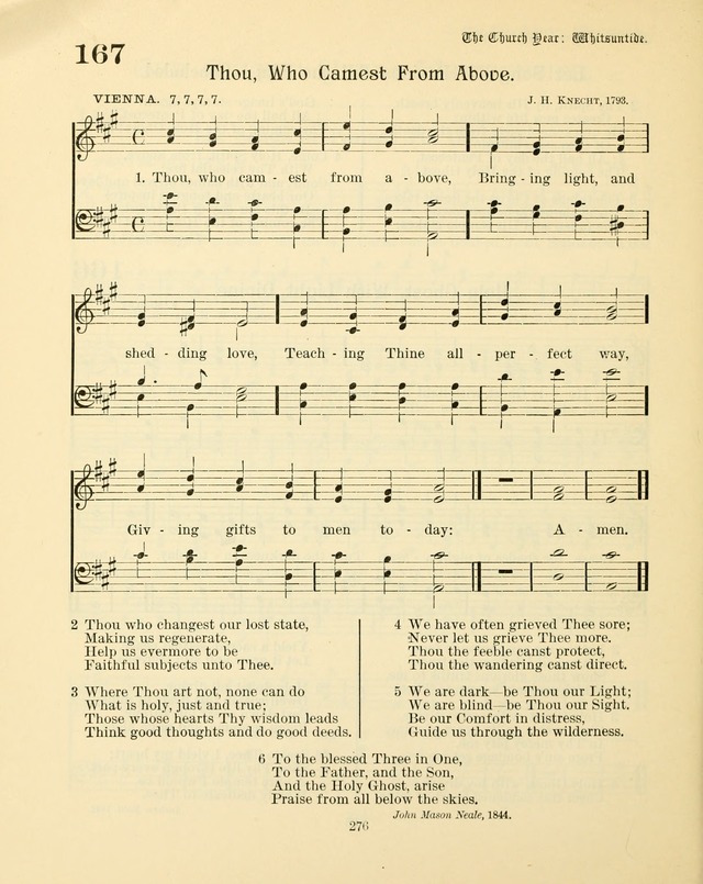 Sunday-School Book: with music: for the use of the Evangelical Lutheran congregations (Rev. and Enl.) page 278