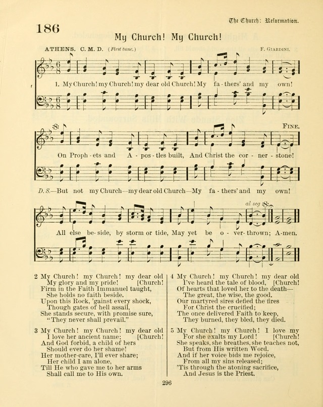Sunday-School Book: with music: for the use of the Evangelical Lutheran congregations (Rev. and Enl.) page 298
