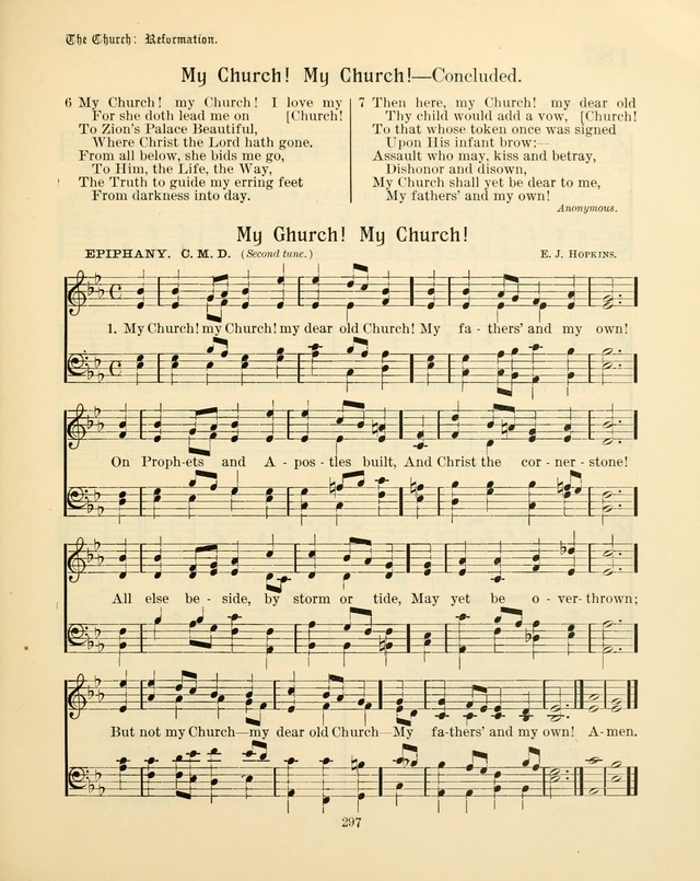 Sunday-School Book: with music: for the use of the Evangelical Lutheran congregations (Rev. and Enl.) page 299