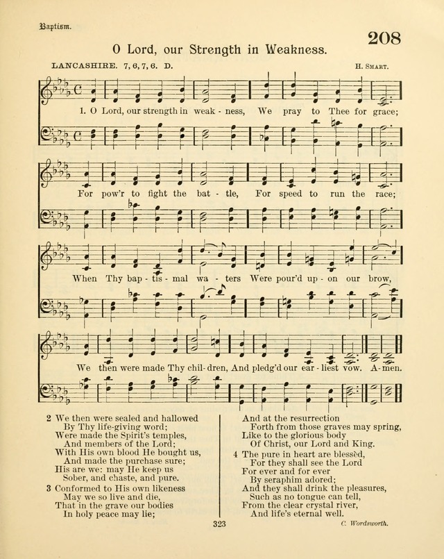 Sunday-School Book: with music: for the use of the Evangelical Lutheran congregations (Rev. and Enl.) page 325